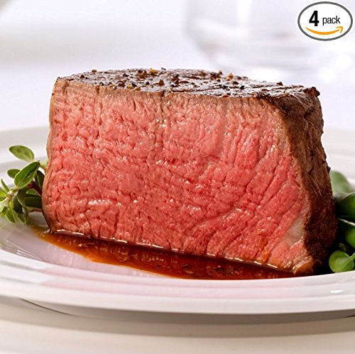 (Four USDA Prime Filet Mignon Steaks Image)