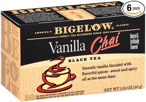 (Bigelow Vanilla Chai Tea Bags Image)