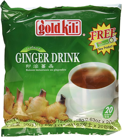 (Ginger Drink Gold Kili 40 Sachets Packed in 2 Bags Image)