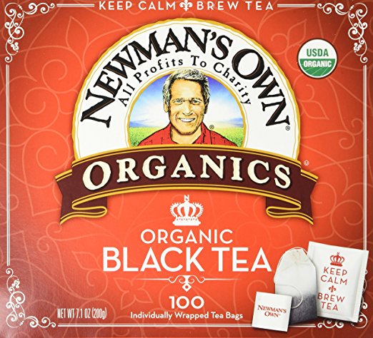 (Newman's Own Organic Black Tea Image)