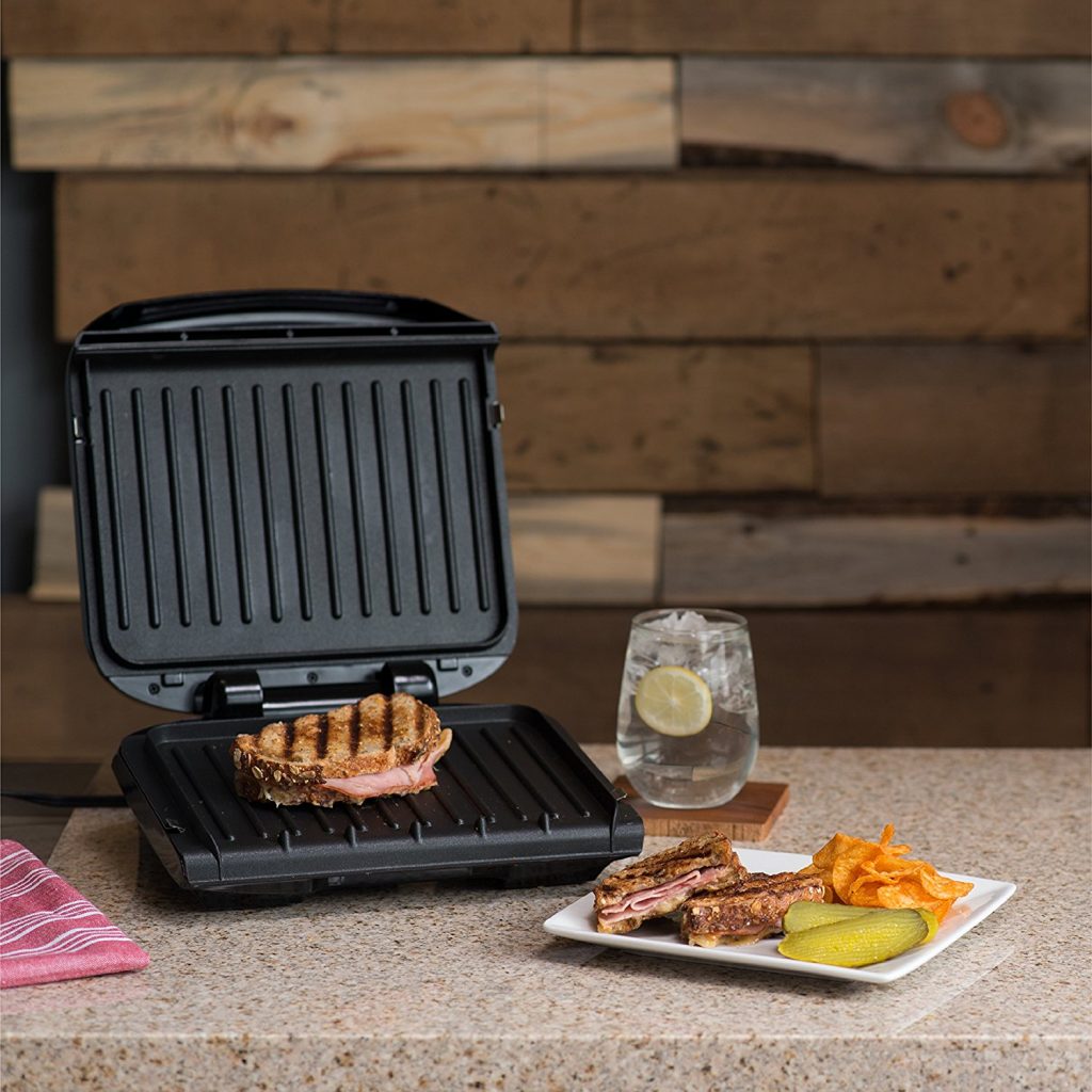 The Foreman GRP1060B 4 Serving Removable Plate Grill Grill